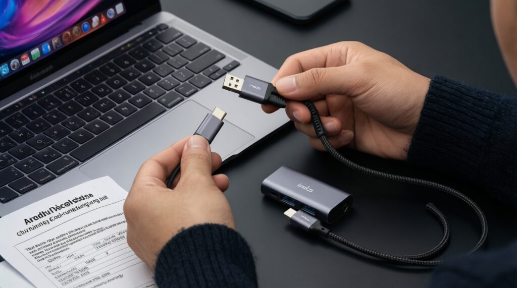 แก็ดเจ็ตจีนที่ควรซื้อซ้ำ: สายชาร์จ ฮับ USB‑C อุปกรณ์เสริม Mac ที่ทนและคุ้ม - иллюстрация